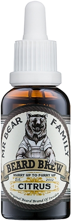 Mr Bear Family Citrus óleo para barba