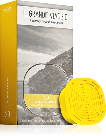 Mr & Mrs Fragrance Il Grande Viaggio Limoni di Amalfi nadomestno polnilo za aroma difuzor kapsule