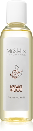 Mr & Mrs Fragrance Blanc Rosewood of Quebec recharge pour diffuseur d'huiles essentielles