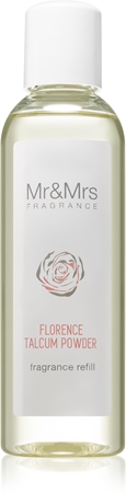 Mr & Mrs Fragrance Blanc Florence Talcum Powder smaržvielu difuzora rezerve