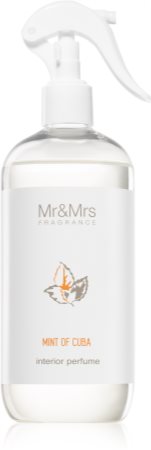 Mr & Mrs Fragrance Blanc Mint of Cuba spray pentru camera