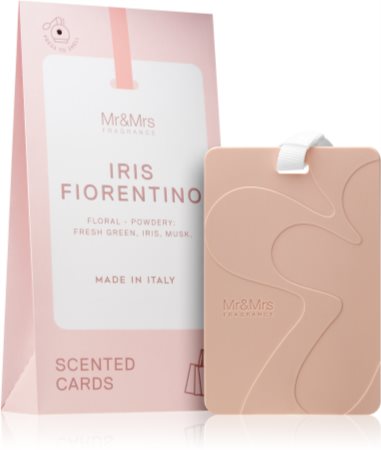Mr & Mrs Fragrance Iris Fiorentino pachnąca karteczka