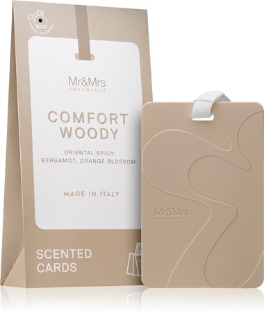 Mr & Mrs Fragrance Comfort Woody duftkort
