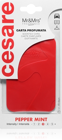 Mr & Mrs Fragrance Cesare Peppermint vonná karta