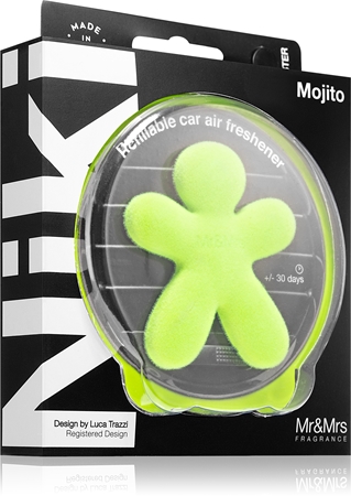 Mr & Mrs Fragrance Niki Velvet Mojito parfum pentru masina reincarcabil