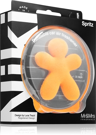 Mr & Mrs Fragrance Niki Velvet Spritz parfum pentru masina reincarcabil