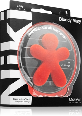 Mr & Mrs Fragrance Niki Velvet Bloody Mary vôňa do auta plniteľná