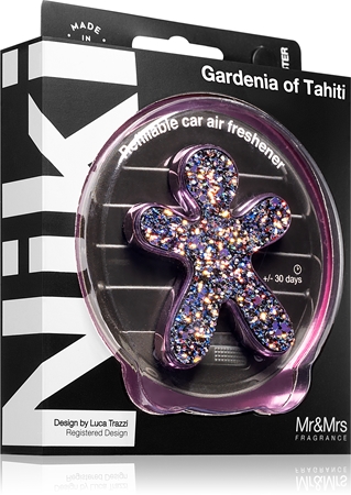 Mr & Mrs Fragrance Niki Fashion Gardenia Of Tahiti ambientador de coche para ventilación recargable
