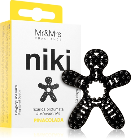 Mr & Mrs Fragrance Niki Pinacolada vôňa do auta náhradná náplň