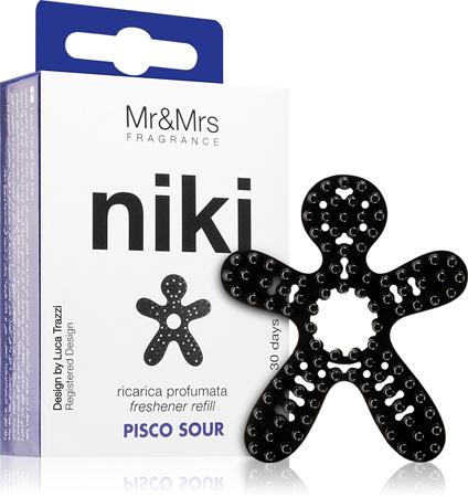 Mr&Mrs Fragrance Autoverfrisser Niki Velvet Pisco Sour Blauw