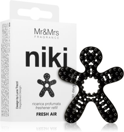 Mr & Mrs Fragrance Niki Fresh Air gaisa atsvaidzinātājs automašīnai uzpilde