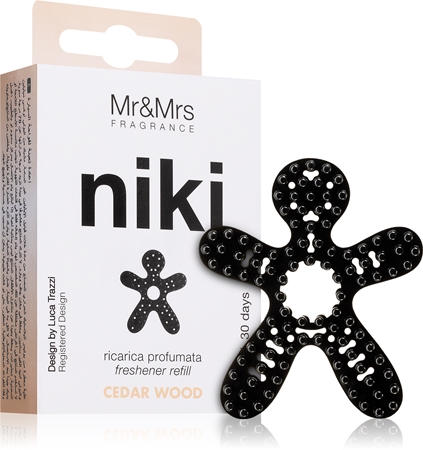 Mr & Mrs Fragrance Niki Cedar Wood Autoduft Ersatzfüllung
