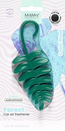 Mr & Mrs Fragrance Forest Cedar Wood vôňa do auta (Green Fern)