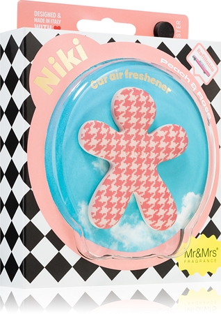 Mr & Mrs Fragrance Niki Peach & Rose auto luchtverfrisser