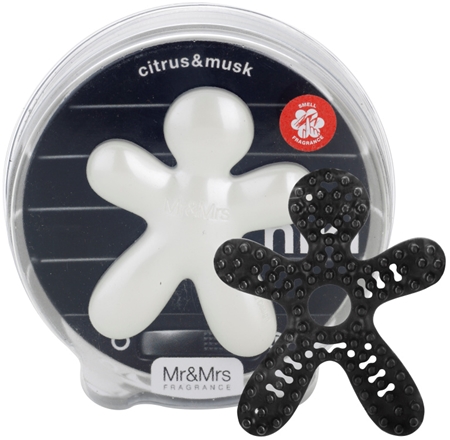 Mr & Mrs Fragrance Niki Citrus & Musk auto luchtverfrisser Navulbaar