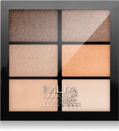 MUA Makeup Academy Professional 6 Shade Palette paleta senčil za oči