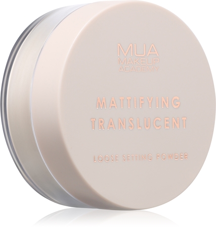 MUA Makeup Academy Matte transparentní sypký pudr pro matný vzhled