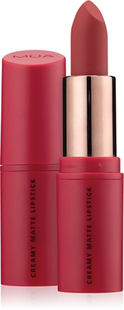 MUA Makeup Academy Creamy Matte Creamy Lipstick with matt effect