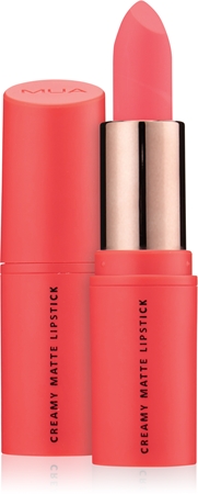 MUA Makeup Academy Creamy Matte Creamy Lipstick with matt effect