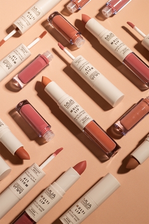 MUA Makeup Academy Multi Lip Nude Edition Long-Lasting Lipstick and Lip Gloss double