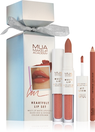 MUA Makeup Academy Cracker Heartfelt Gavesæt til læber