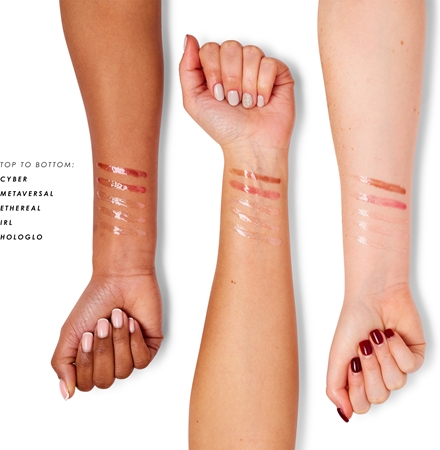 MUA Makeup Academy Virtual Glow vyživující lesk na rty pro třpytivý lesk