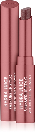 MUA Makeup Academy Hydra Juice Peptide Shimmer Lip Stylo Glittering Lipstick with nourishing effect