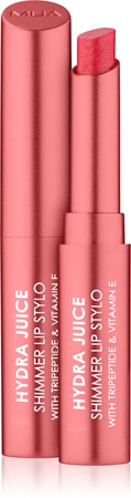 MUA Makeup Academy Hydra Juice Peptide Shimmer Lip Stylo Glittering Lipstick with nourishing effect