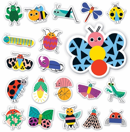 Mudpuppy Stickable Bath Shapes Wasserspielzeug