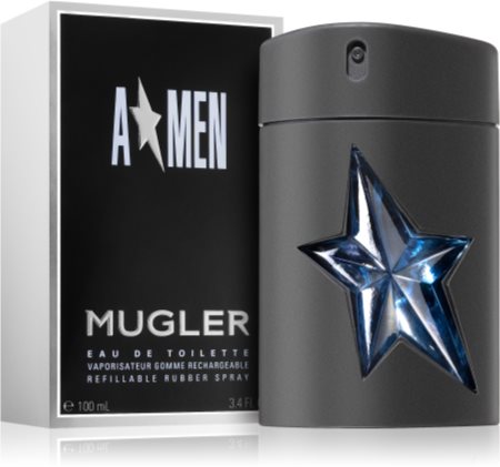 Mugler A*Men Eau de Toilette recarregável para homens Rubber Flask
