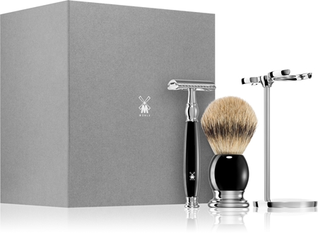 Mühle SOPHIST Set Black Resin conjunto de barbear