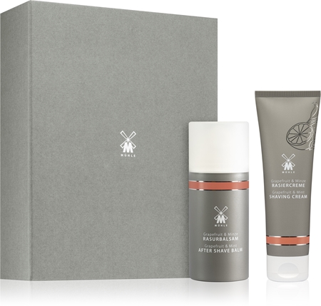 Mühle Aftershave Grapefruit & Mint dárková sada na holení pro muže