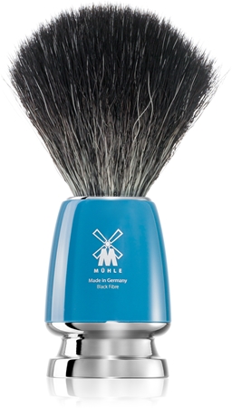 Mühle RYTMO Shaving Brush Black Fibre, Blue Resin Shaving Brush