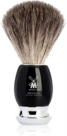 Mühle VIVO Black Pure Badger pincel de barbear com pelos de texugo