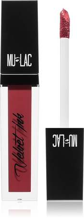 Mulac Cosmetics Velvet Ink lang anhaltender, matter, flüssiger Lippenstift