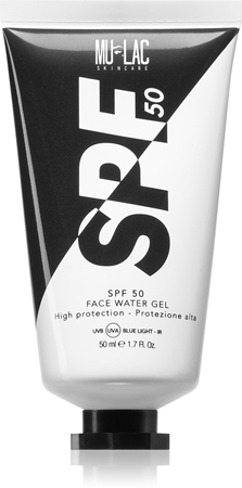 Mulac Cosmetics SPF 50 schützende Gelcreme für das Gesicht
