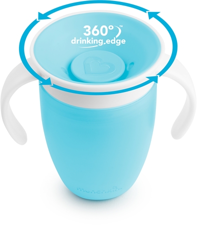 Munchkin Miracle 360° bicchiere salvagoccia con maniglie