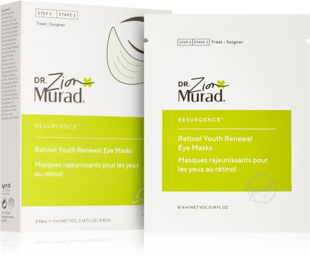 Murad Dr. Zion x Murad máscara iluminadora para o contorno dos olhos com retinol
