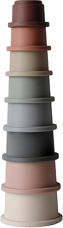 Mushie Stacking Cups Toy toy 3-in-1