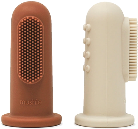 Mushie Finger Toothbrush dječja četkica za zube na prst