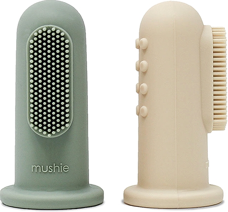 Mushie Finger Toothbrush sormihammasharja lapsille