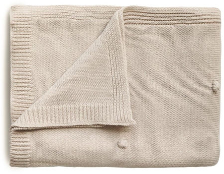 Mushie Knitted Pointelle Baby Blanket в'язаний плед для дітей