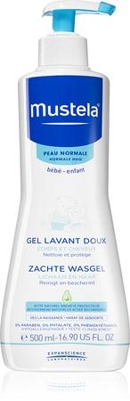 Mustela Bébé Bain gel de limpeza capilar e corporal para crianças