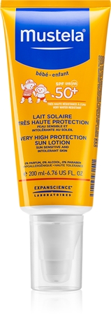 Mustela Solaires SPF 50+ leche protectora para niños SPF 50+