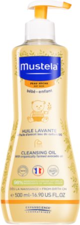 Mustela Bébé Dry Skin olio detergente per neonati