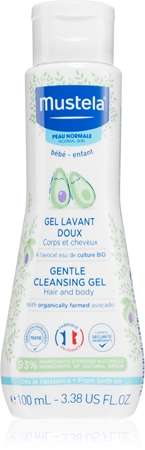 Mustela Bébé Bain gel de limpeza capilar e corporal para crianças