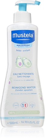 Mustela Bébé No Rinse Cleansing Water água de limpeza para bebés 0+