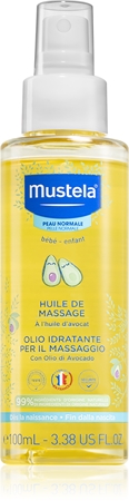 Mustela Bébé Massageolie til kroppen til børn fra fødslen
