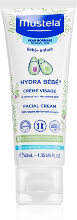 Mustela Bébé Hydra Bébé Fugtgivende creme til ansigtet til børn fra fødslen