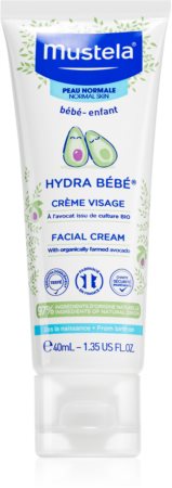 Mustela Bébé Hydra Bébé moisturising face cream for children from birth